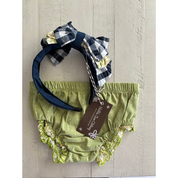 Matilda Jane Enchanted Garden - Gingham and Giggles Dress 3 Piece Set 18-24 NWT - Picture 5 of 5